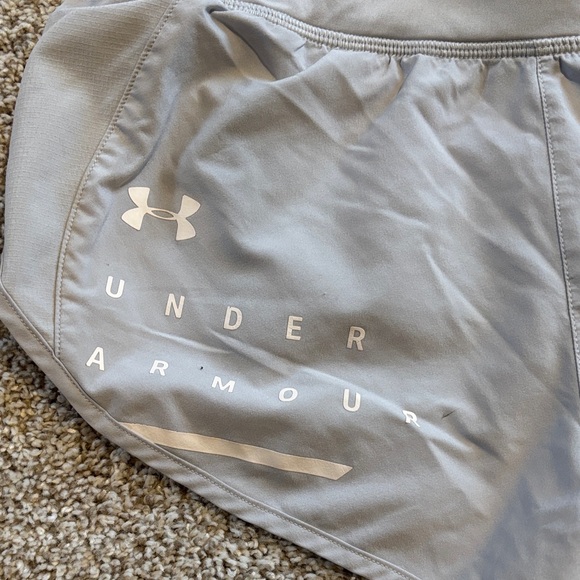 Under Armour Light Gray Performance Shorts - Picture 1 of 5